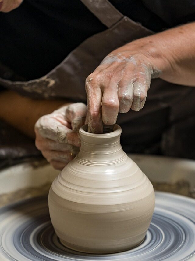 potter, pottery, vase, pot, art, craft, ceramic, hub, rotate, design, potters, to form, volume, potter, potter, pottery, pottery, pottery, pottery, pottery, pot